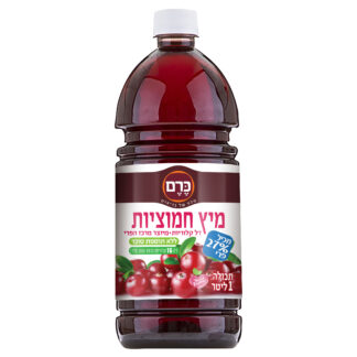 מיץ חמוציות ללא תוספת סוכר