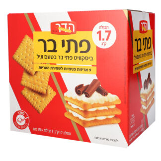ביסקוויט פתי בר בטעם וניל