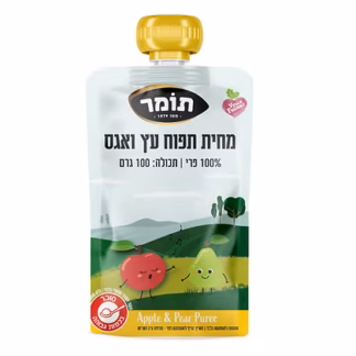 סקוויז מחית תפוח עץ ואגס 100% פרי